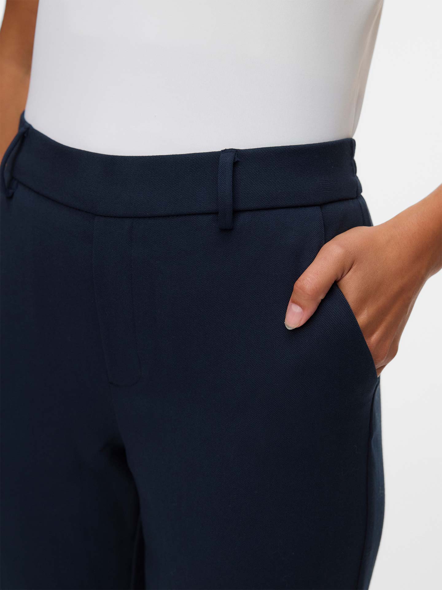 Calças Straight Fit