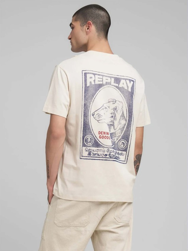 T-shirt com Estampado Vintage