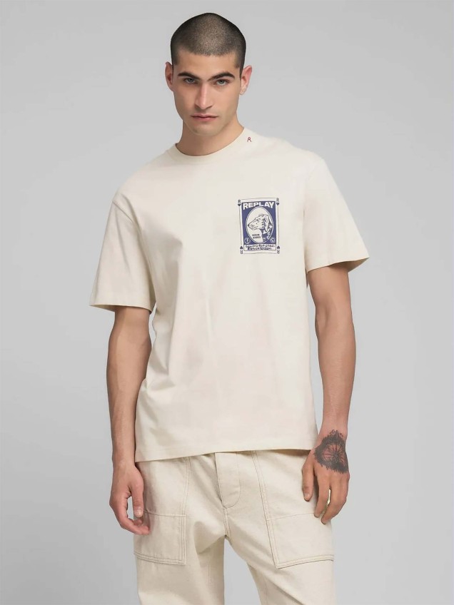 T-shirt com Estampado Vintage