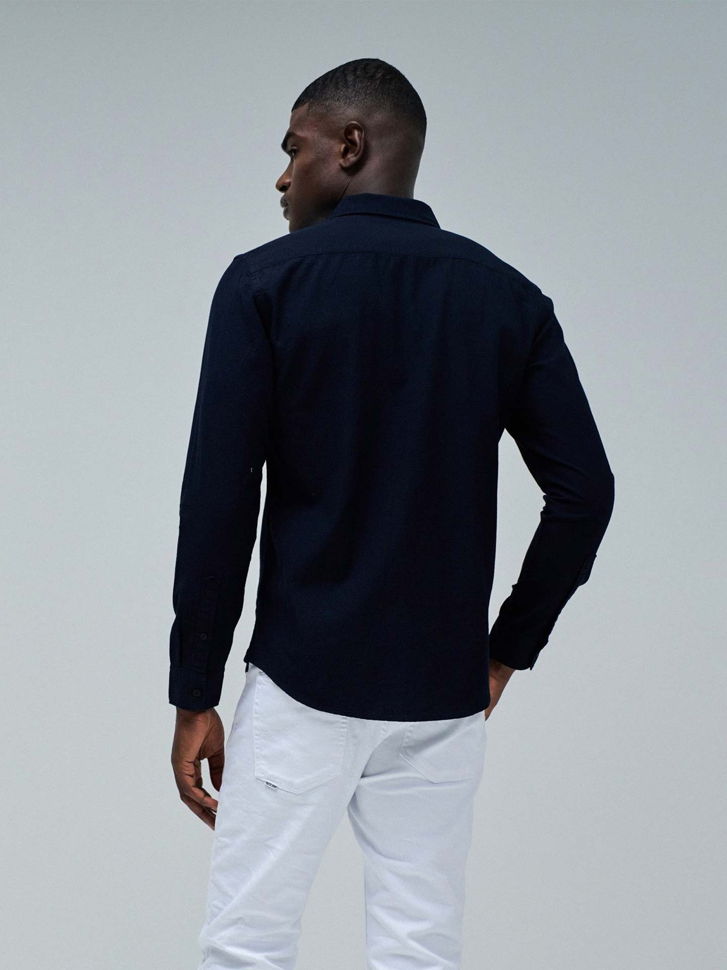 Camisa Texturizada Slim Fit