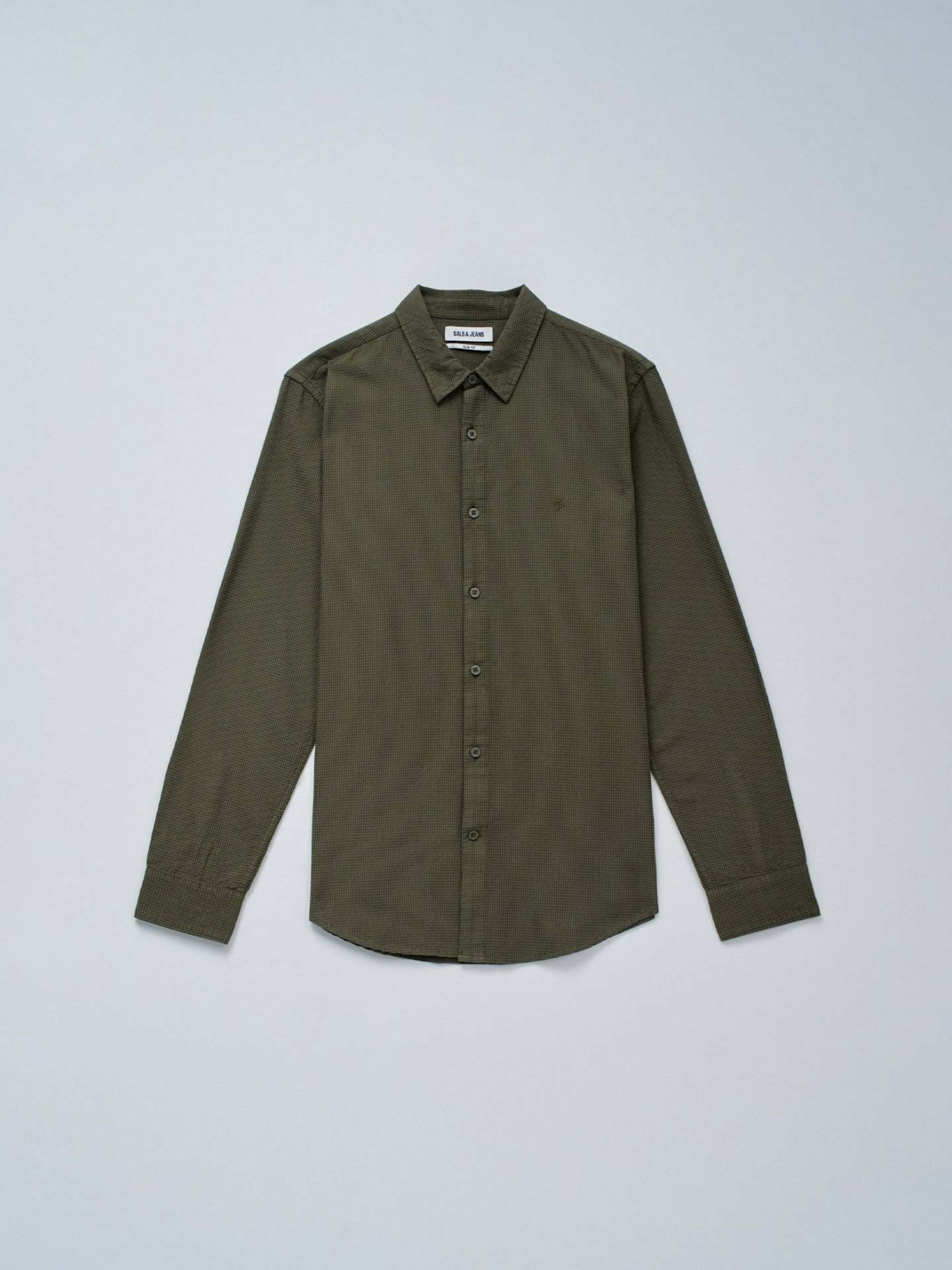 Camisa Texturizada Slim Fit