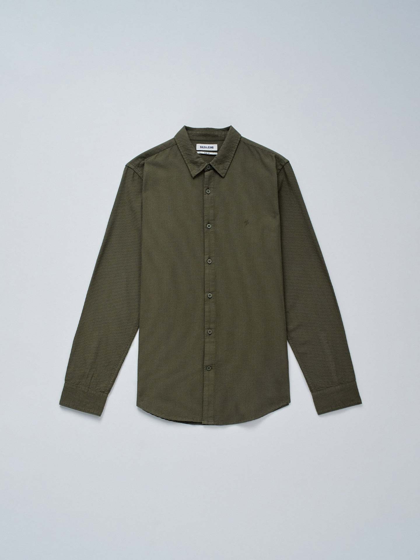 Camisa Texturizada Slim Fit