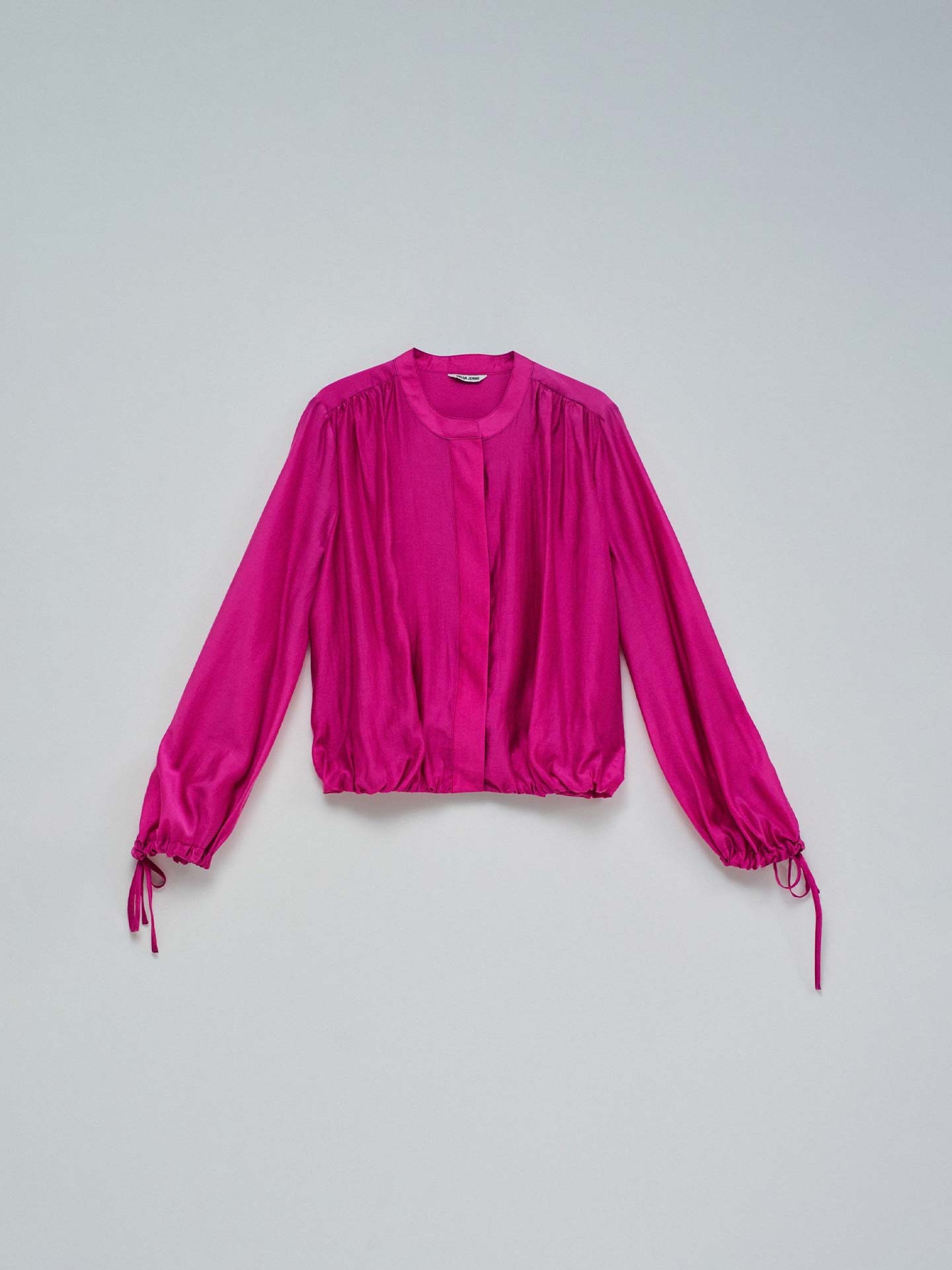 Blusa com Mangas Abalonadas