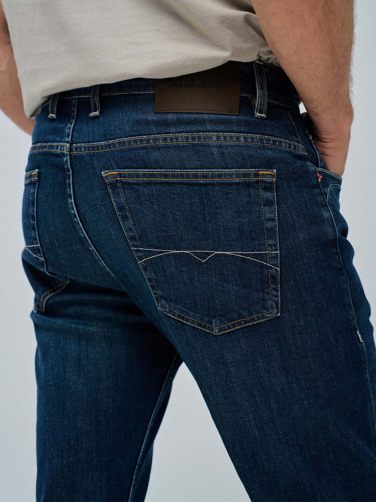 Calças de Ganga Slim Fit