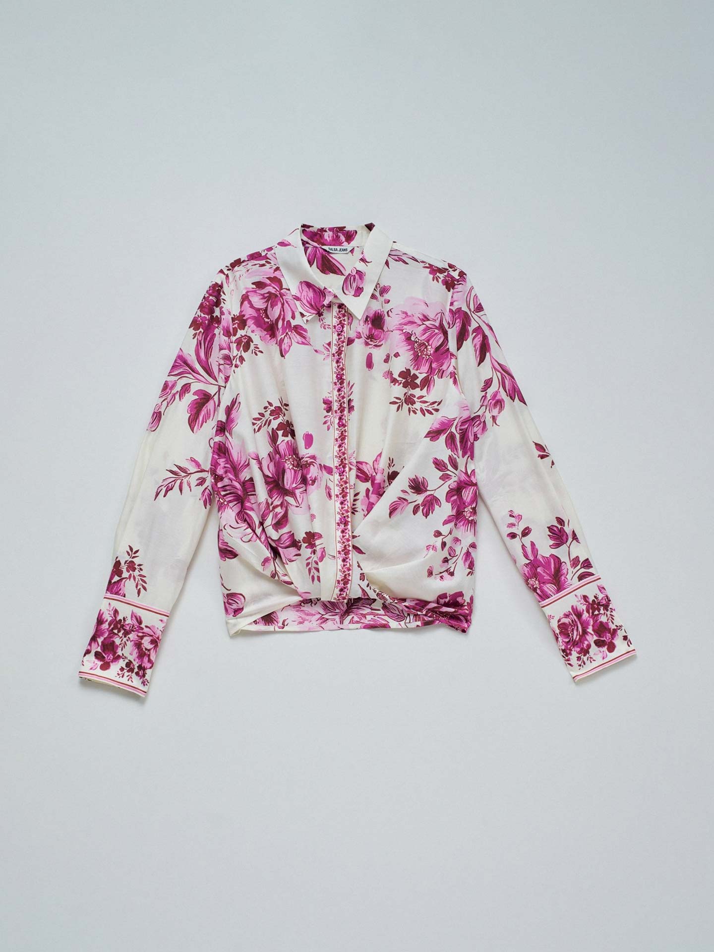 Blusa com Padrão Floral