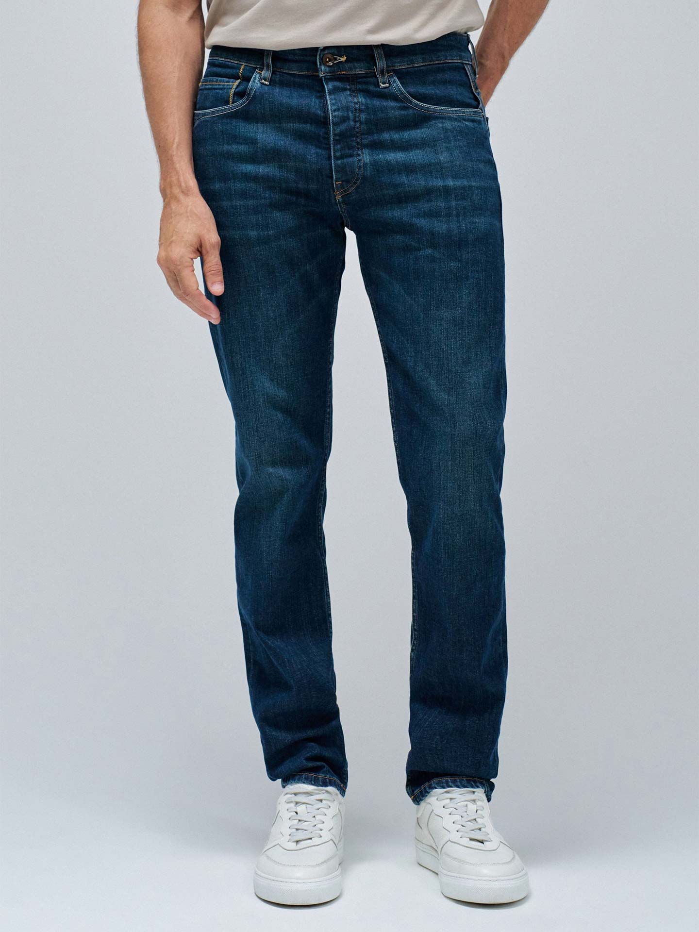 Calças de Ganga Slim Fit