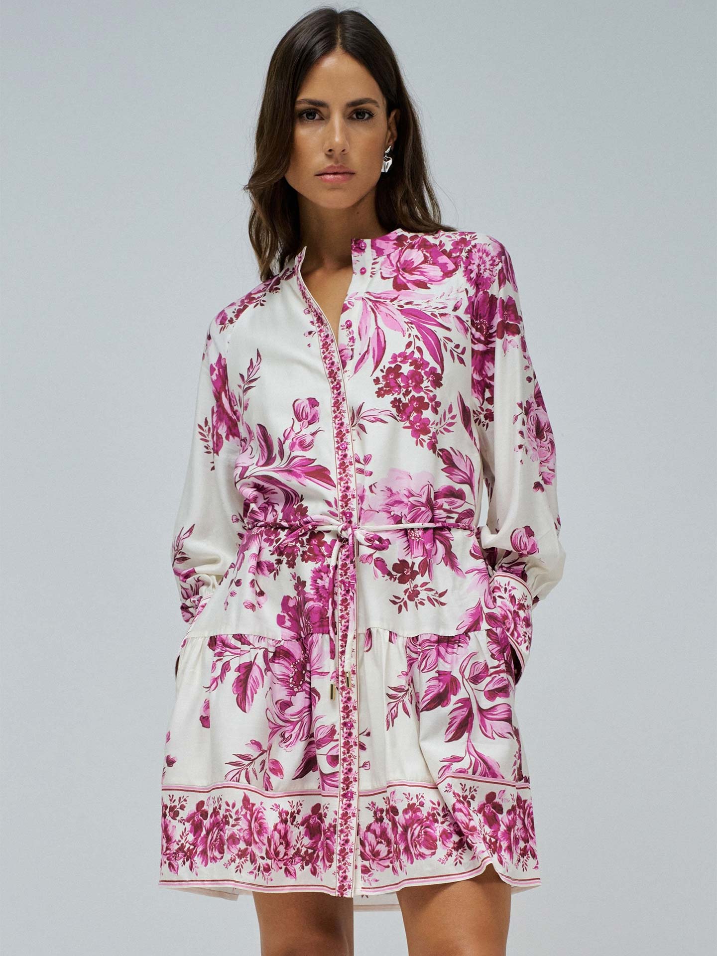 Vestido Camiseiro Floral