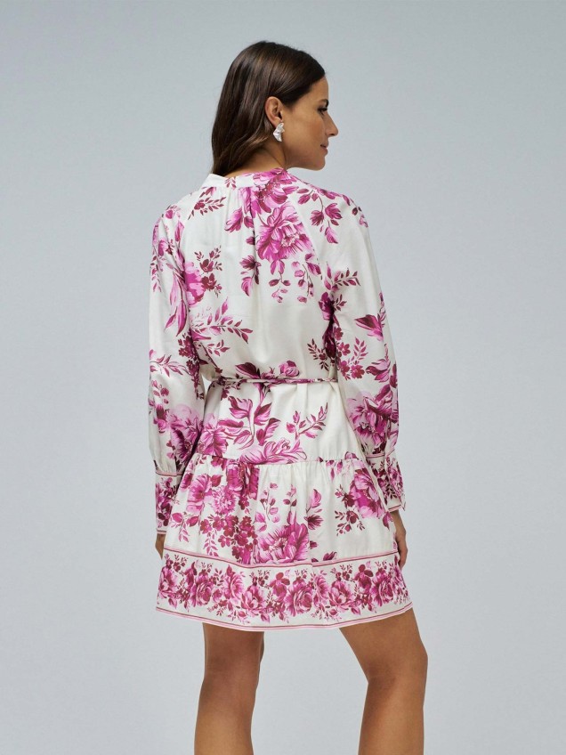 Vestido Camiseiro Floral