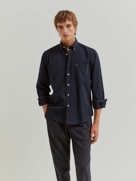 Camisa de Algodo Regular Fit