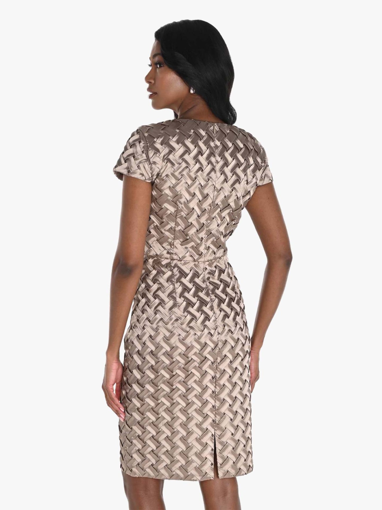 Vestido Midi com Padro