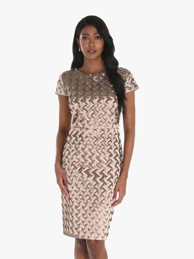 Vestido Midi com Padrão