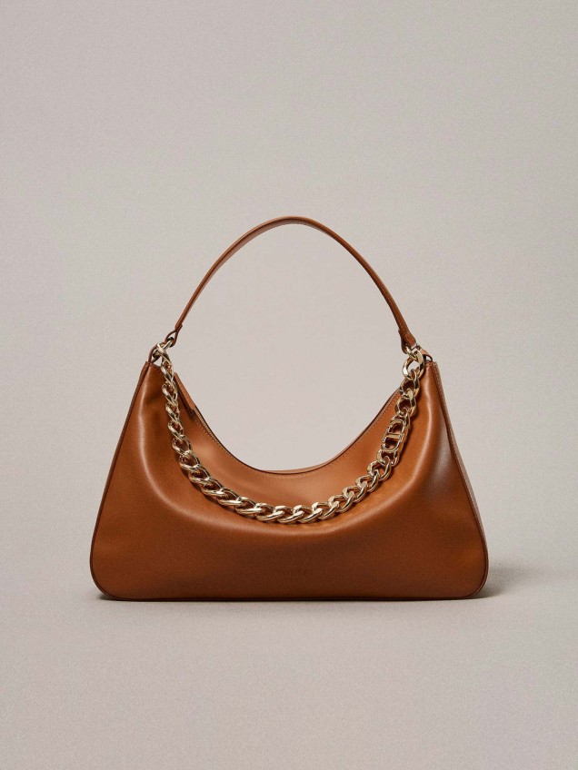 Mala de Ombro Liliane em Pele