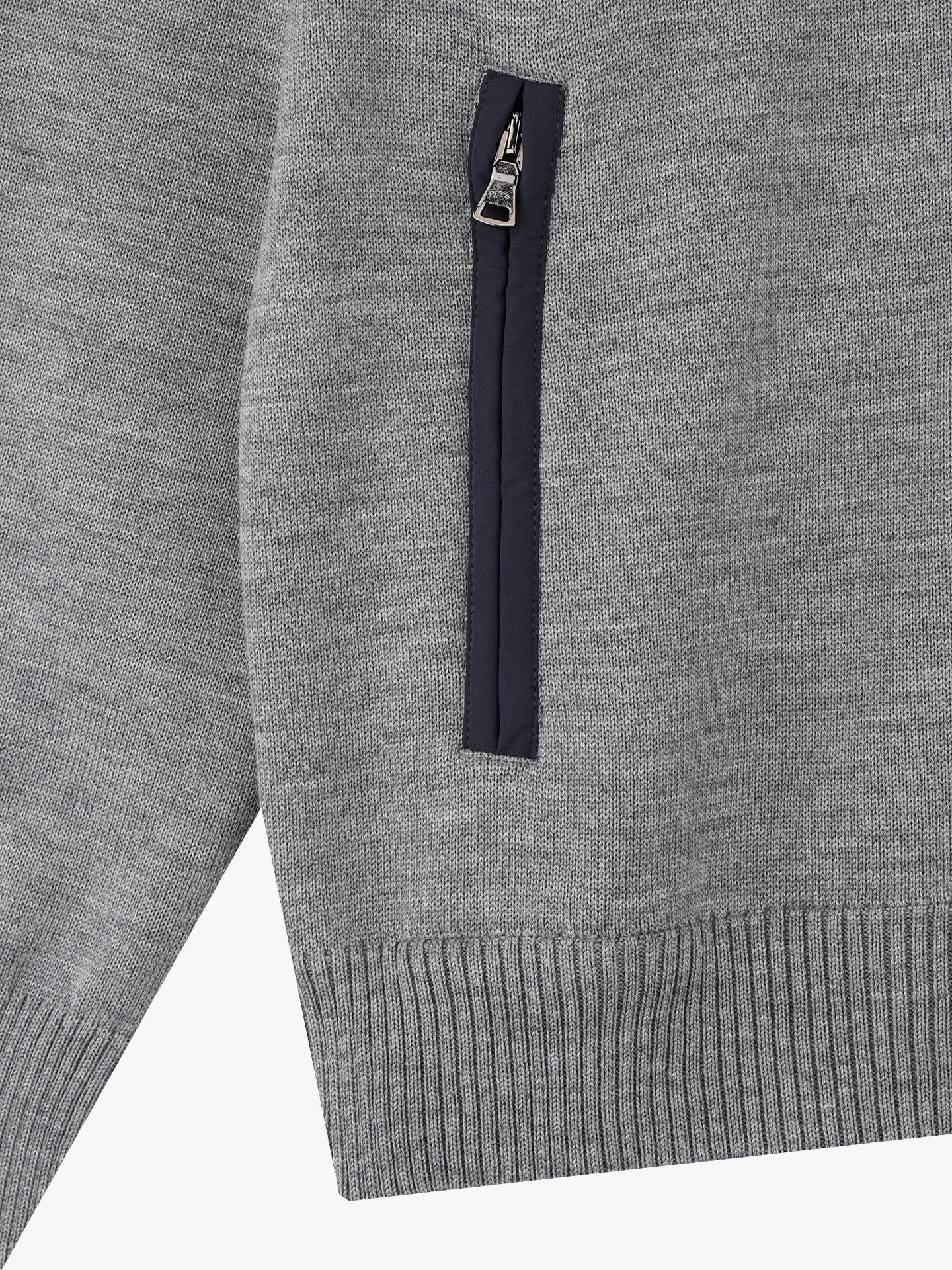 Casaco de Malha com Gola Alta