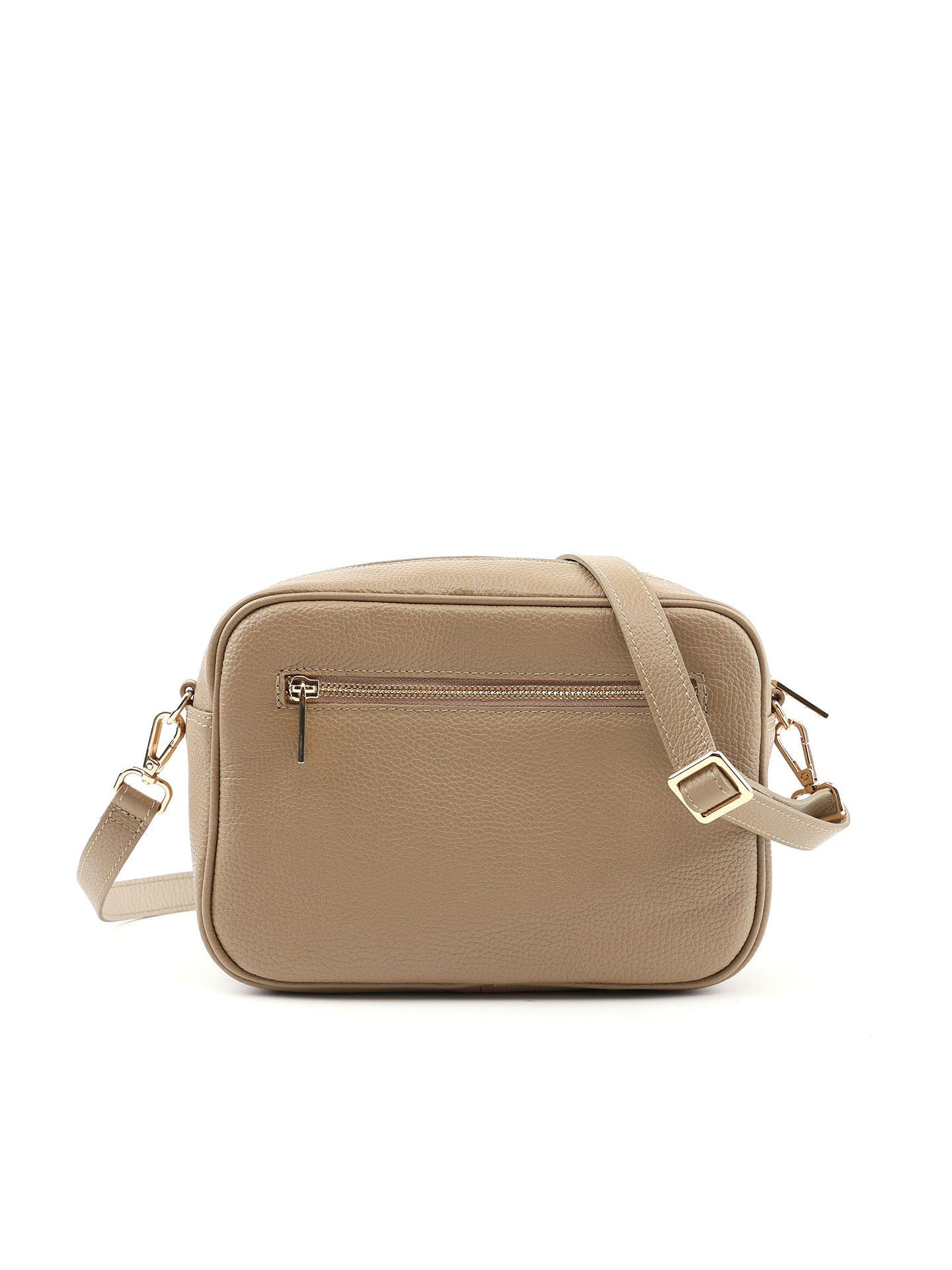 Mala de Ombro Retangular em Pele