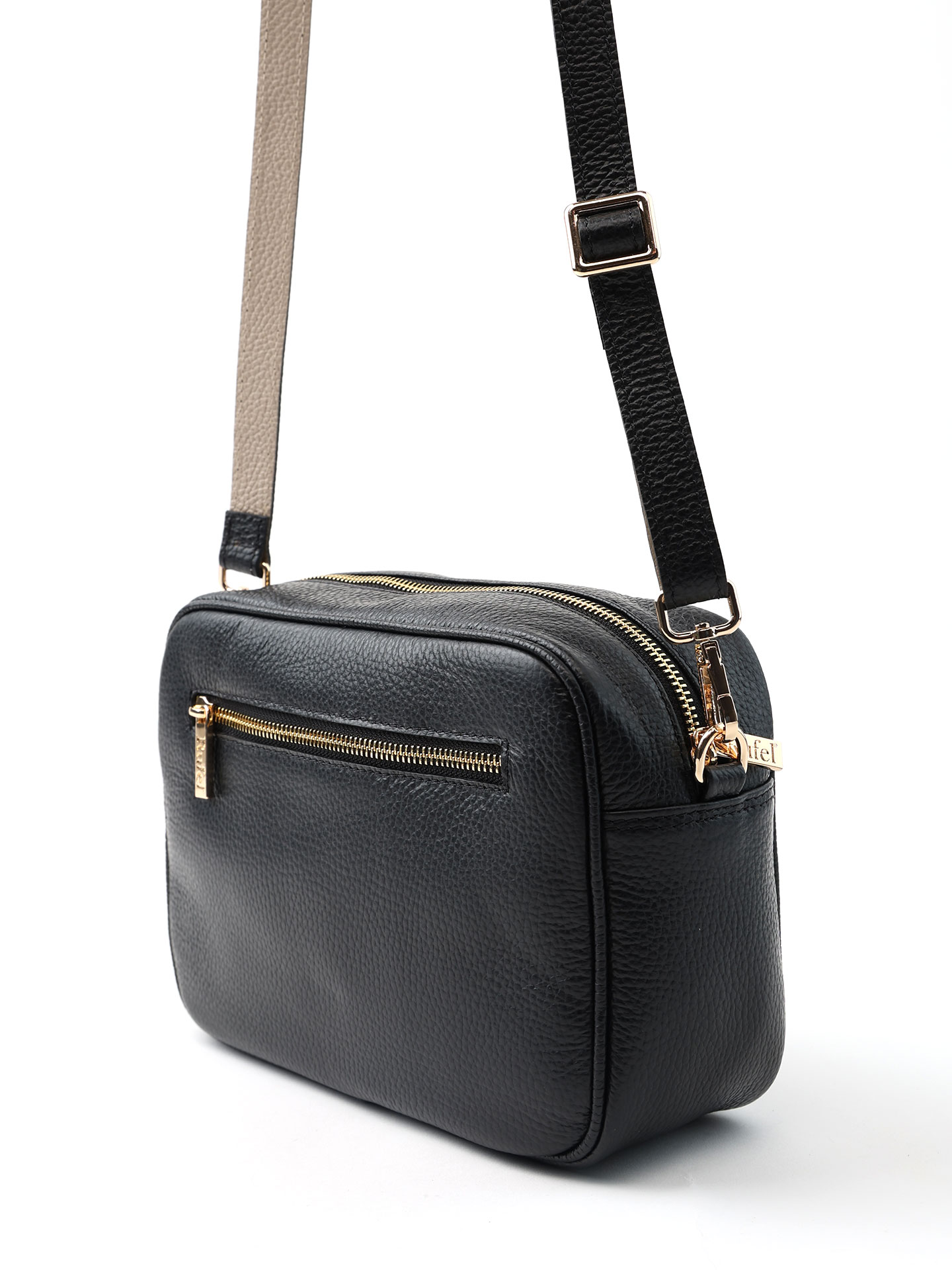 Mala de Ombro Retangular em Pele