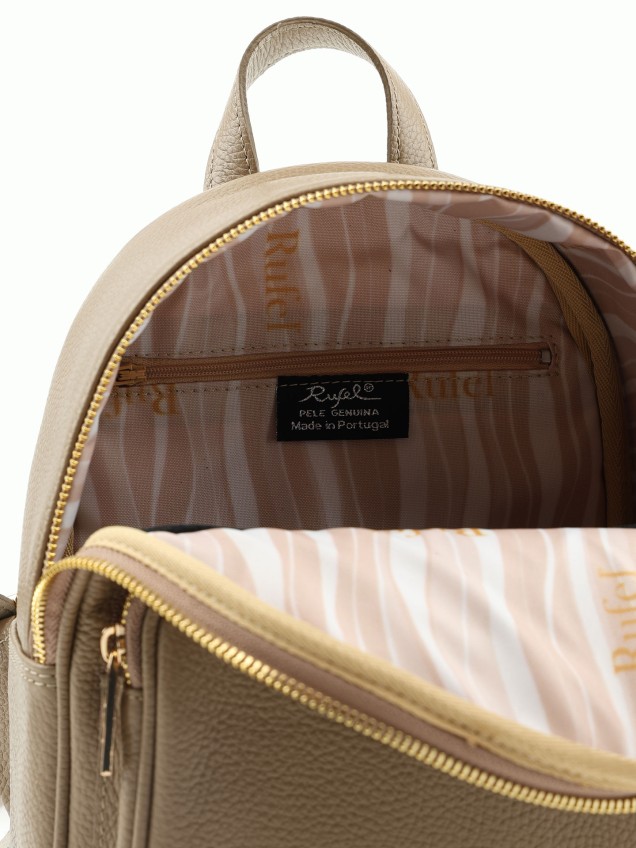 Mala Mochila em Pele