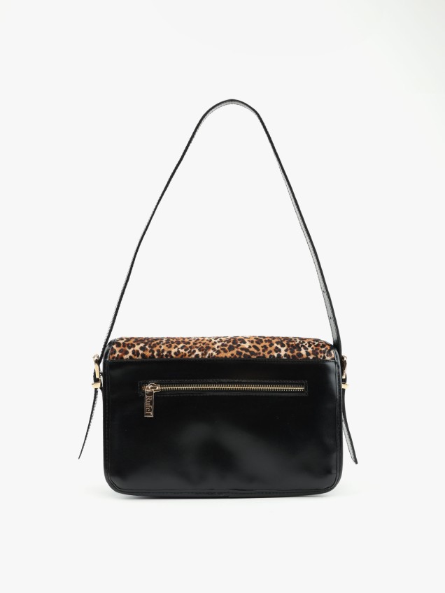 Mala de Ombro com Estampado Animal