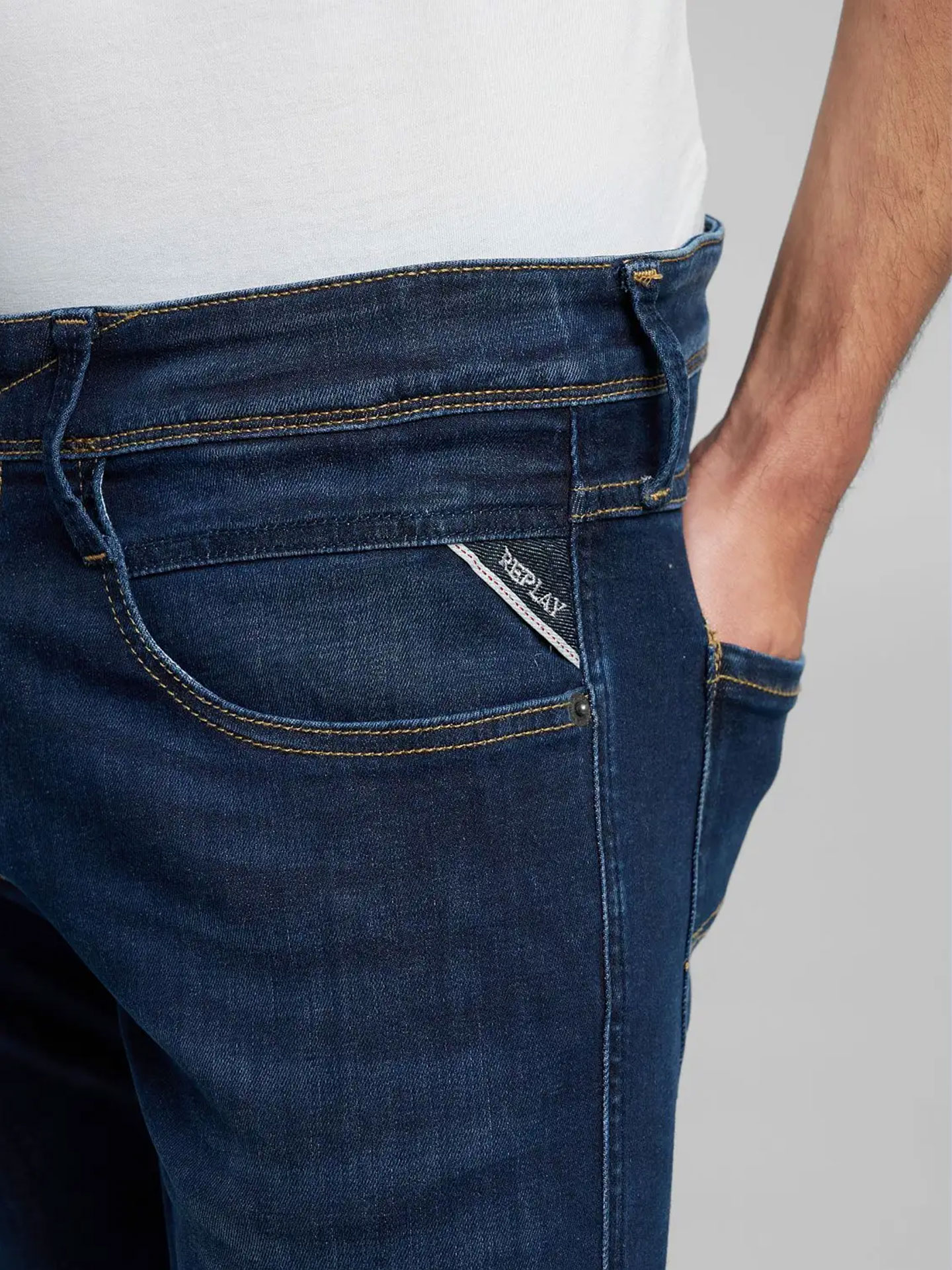 Calças de Ganga Slim Fit