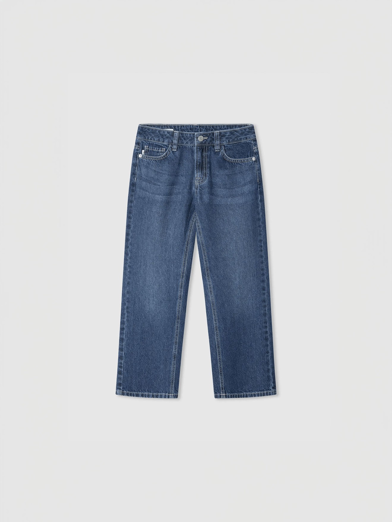 Calças de Ganga Straight Fit