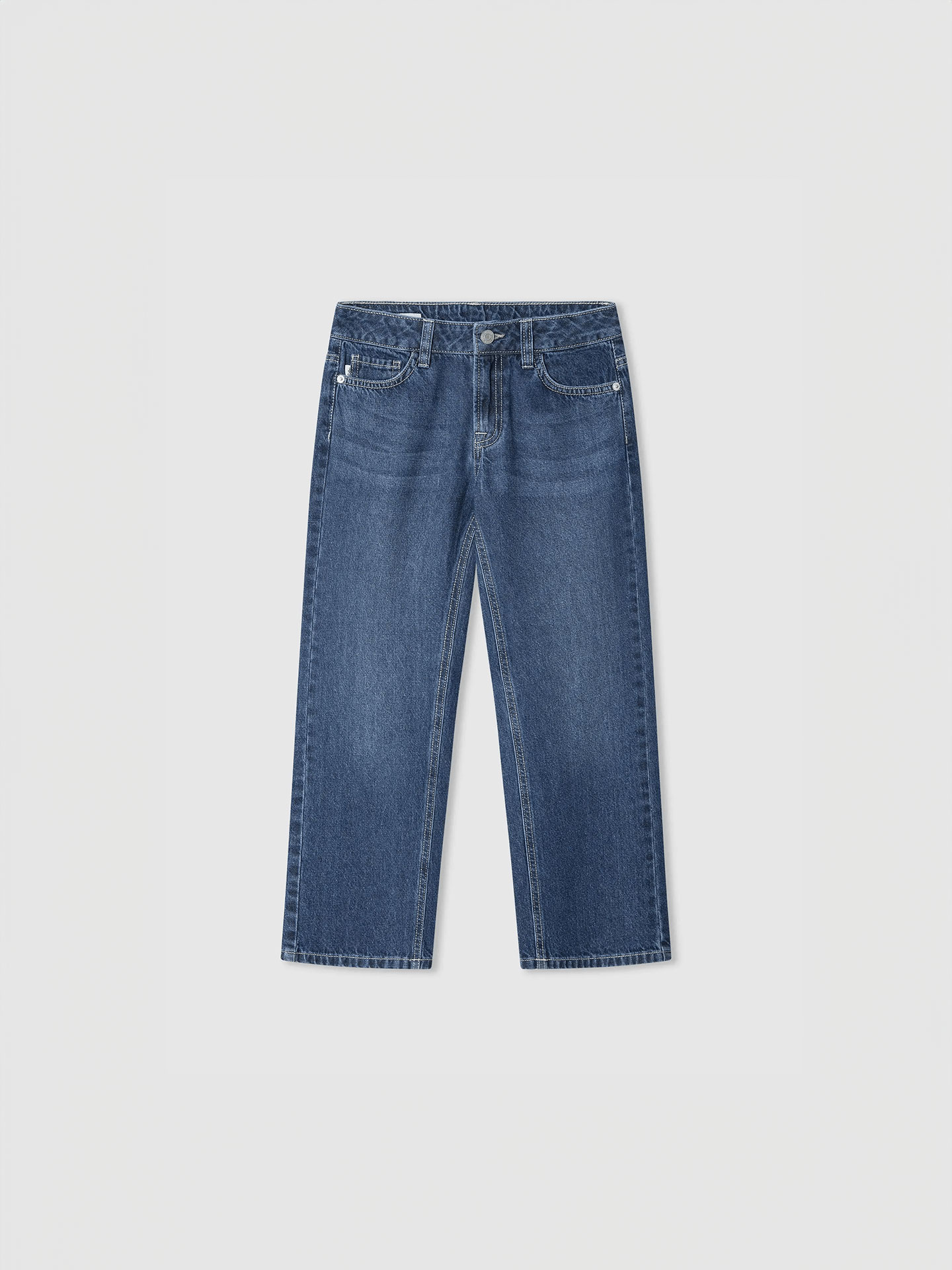 Calças de Ganga Straight Fit