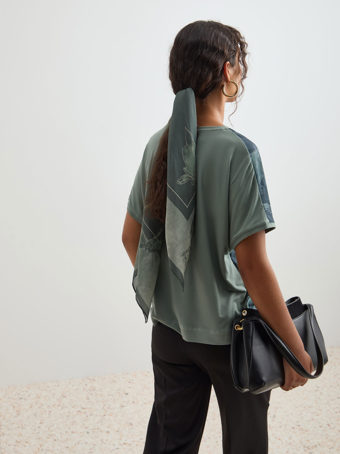 Blusa Fluida Estampada