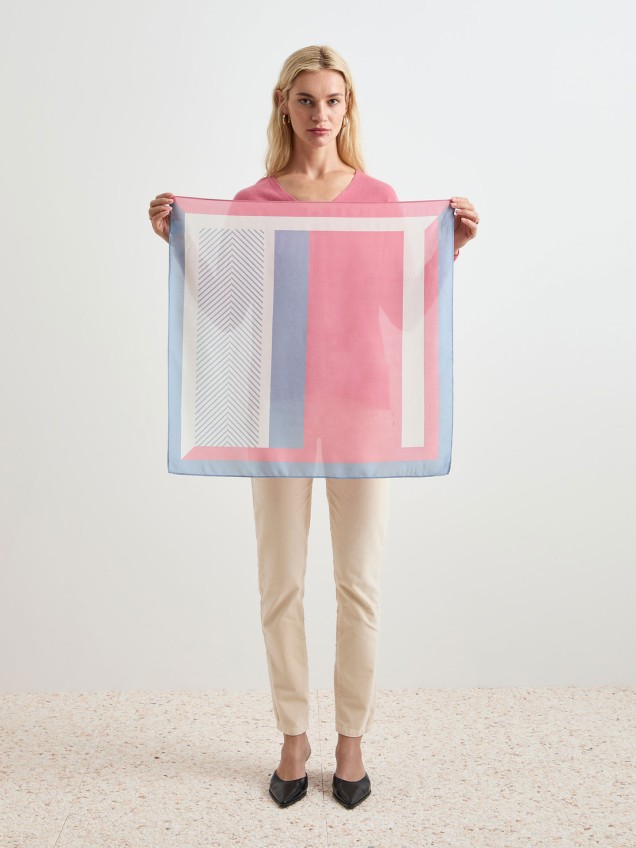 Len�o Quadrado com Padr�o