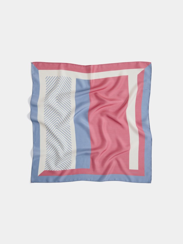 Lenço Quadrado com Padrão