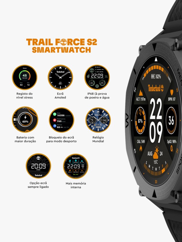 Smartwatch Trail Force S2
