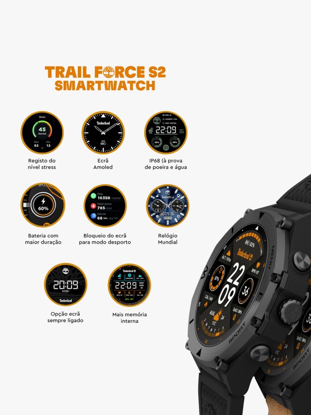 Box Smartwatch Trail Force S2
