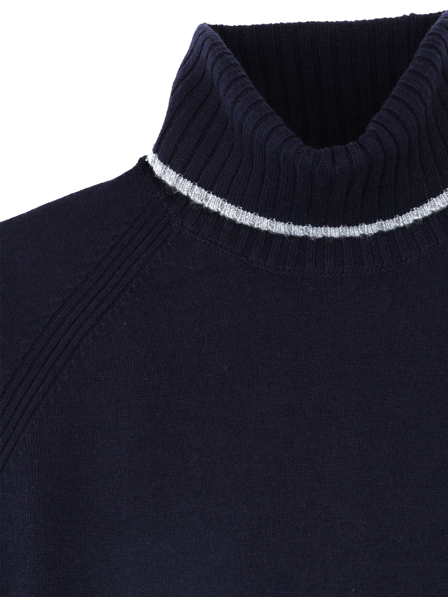 Vestido de Malha com Gola Alta