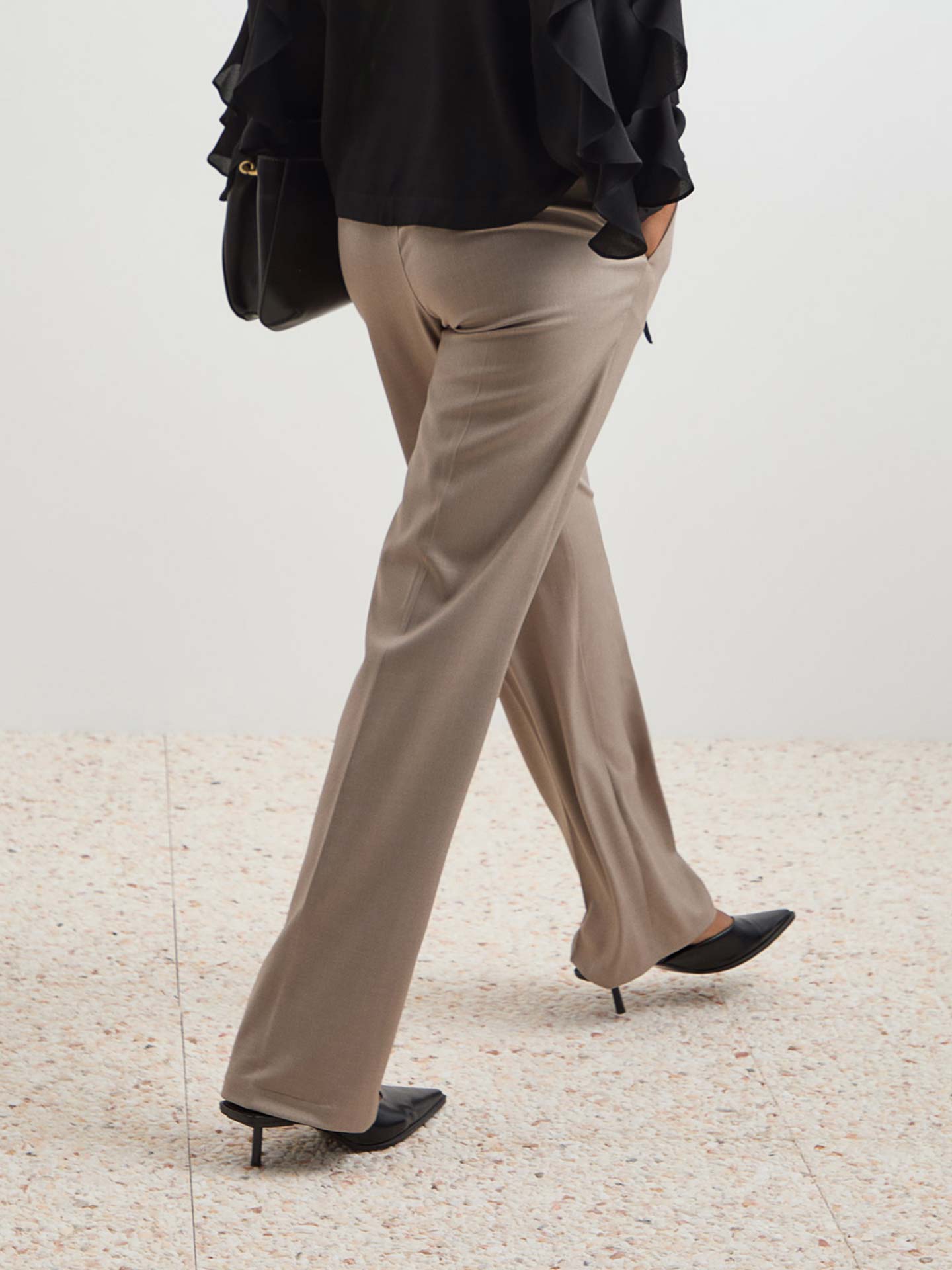 Calças Clássicas Regular Fit