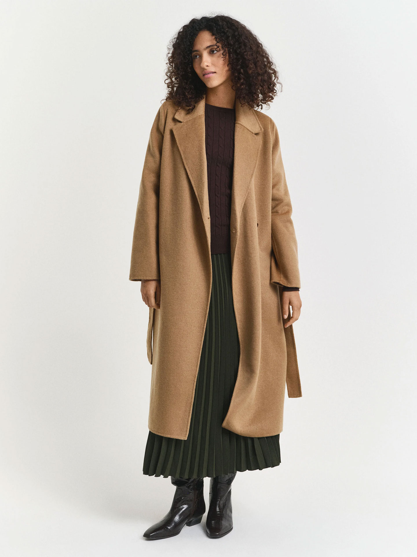 Sobretudo Comprido com Cinto