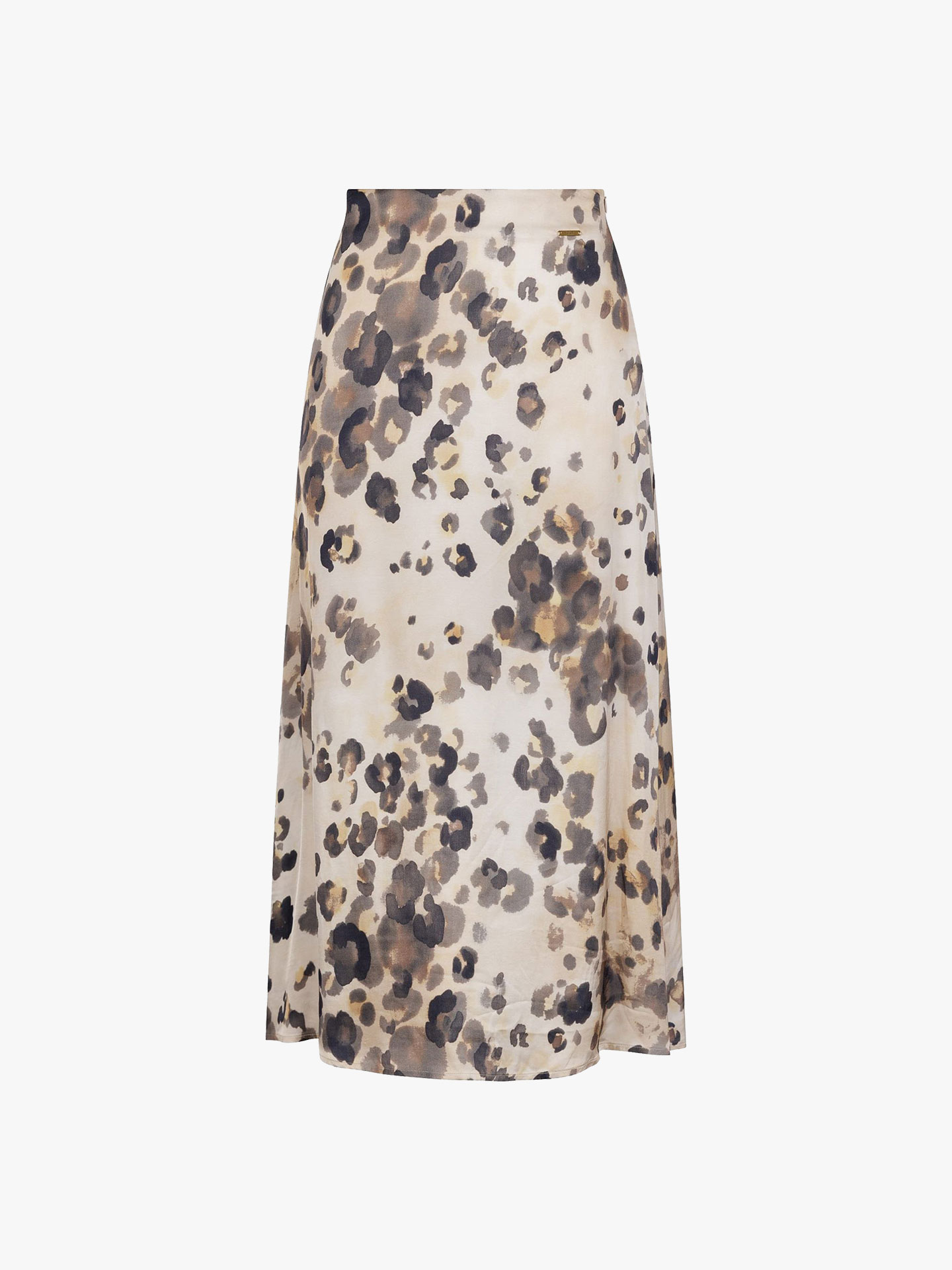 Saia Midi com Estampado Animal