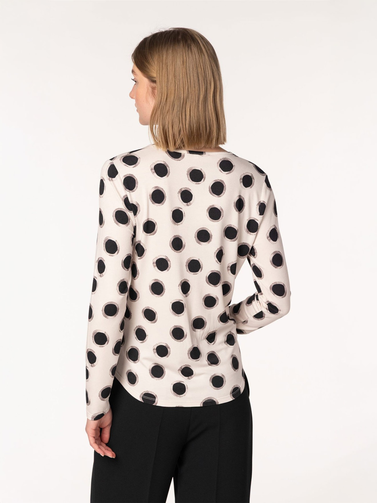 Camisola Estampada de Bolas