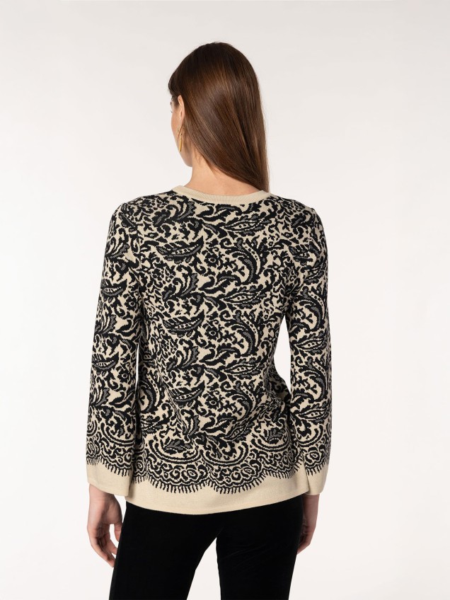 Camisola de Malha com Padrão