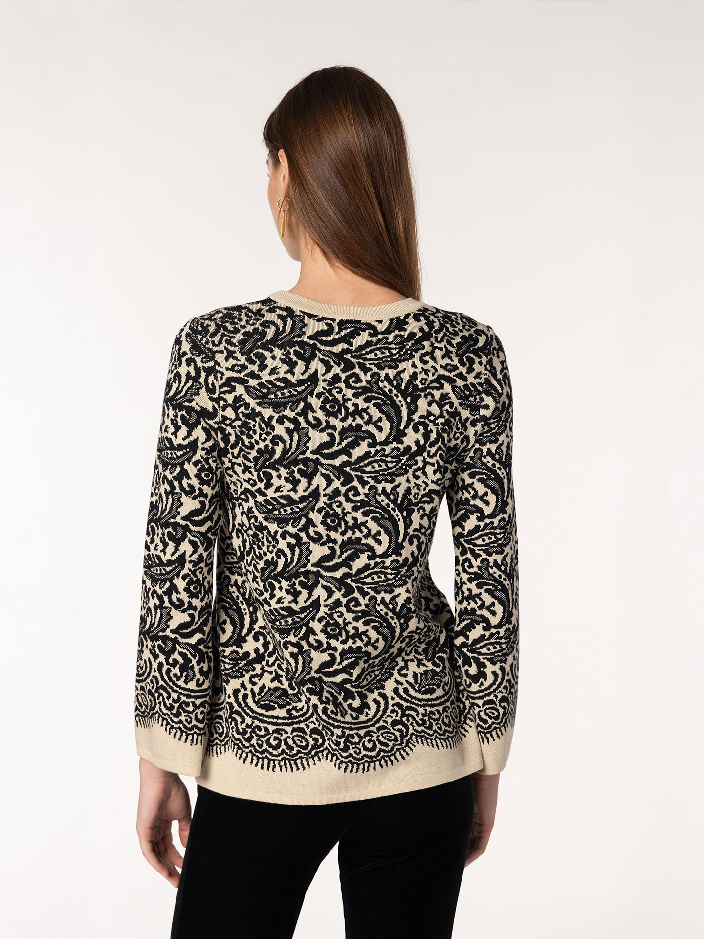 Camisola de Malha com Padrão