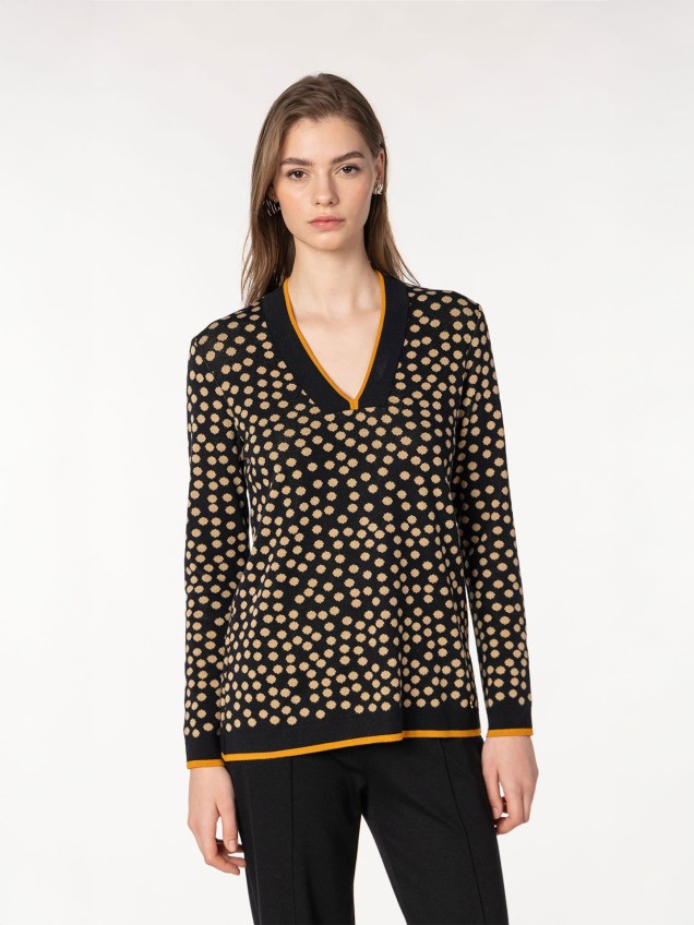 Camisola de Malha com Padro