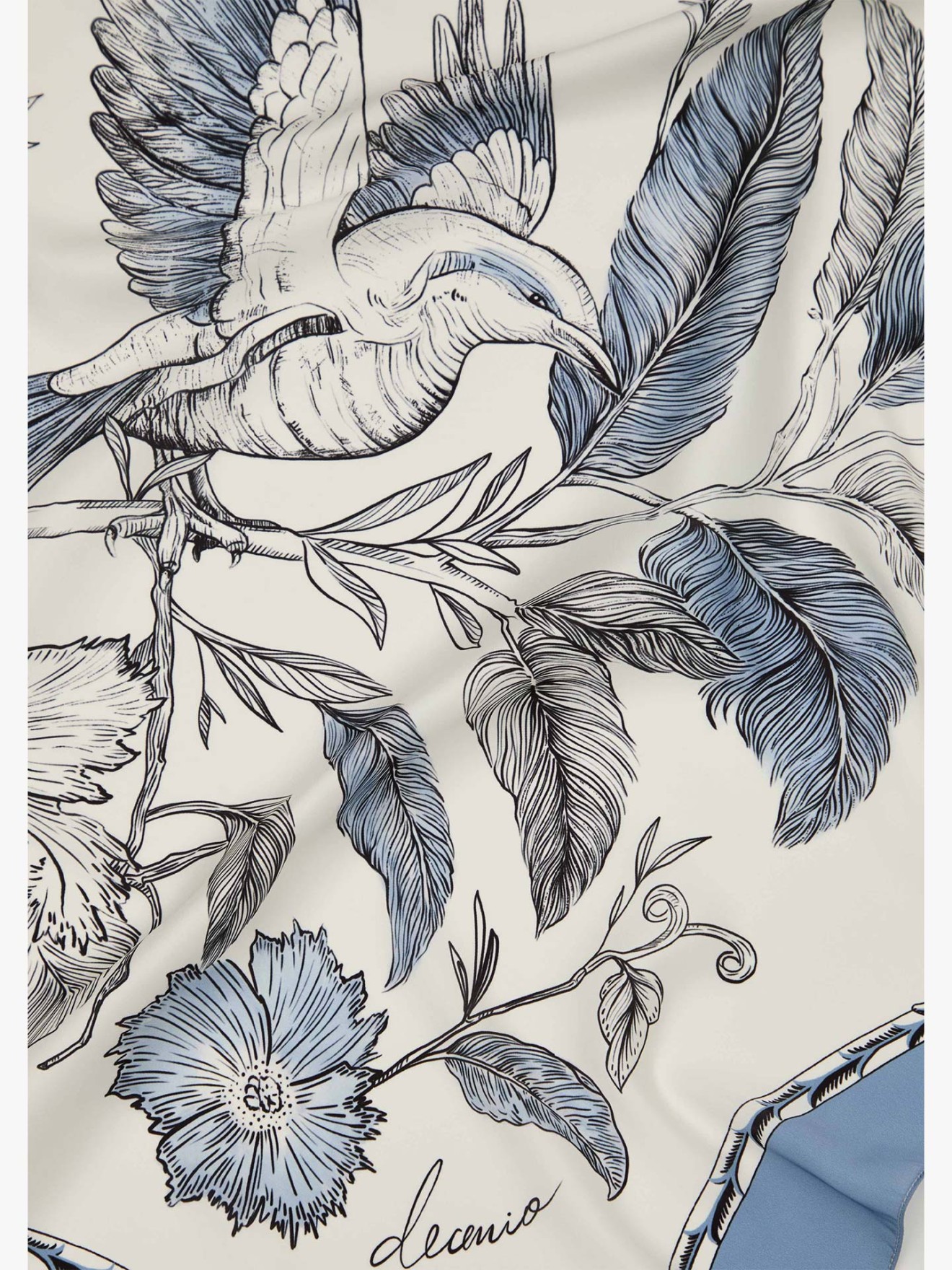 Leno Quadrado Estampado