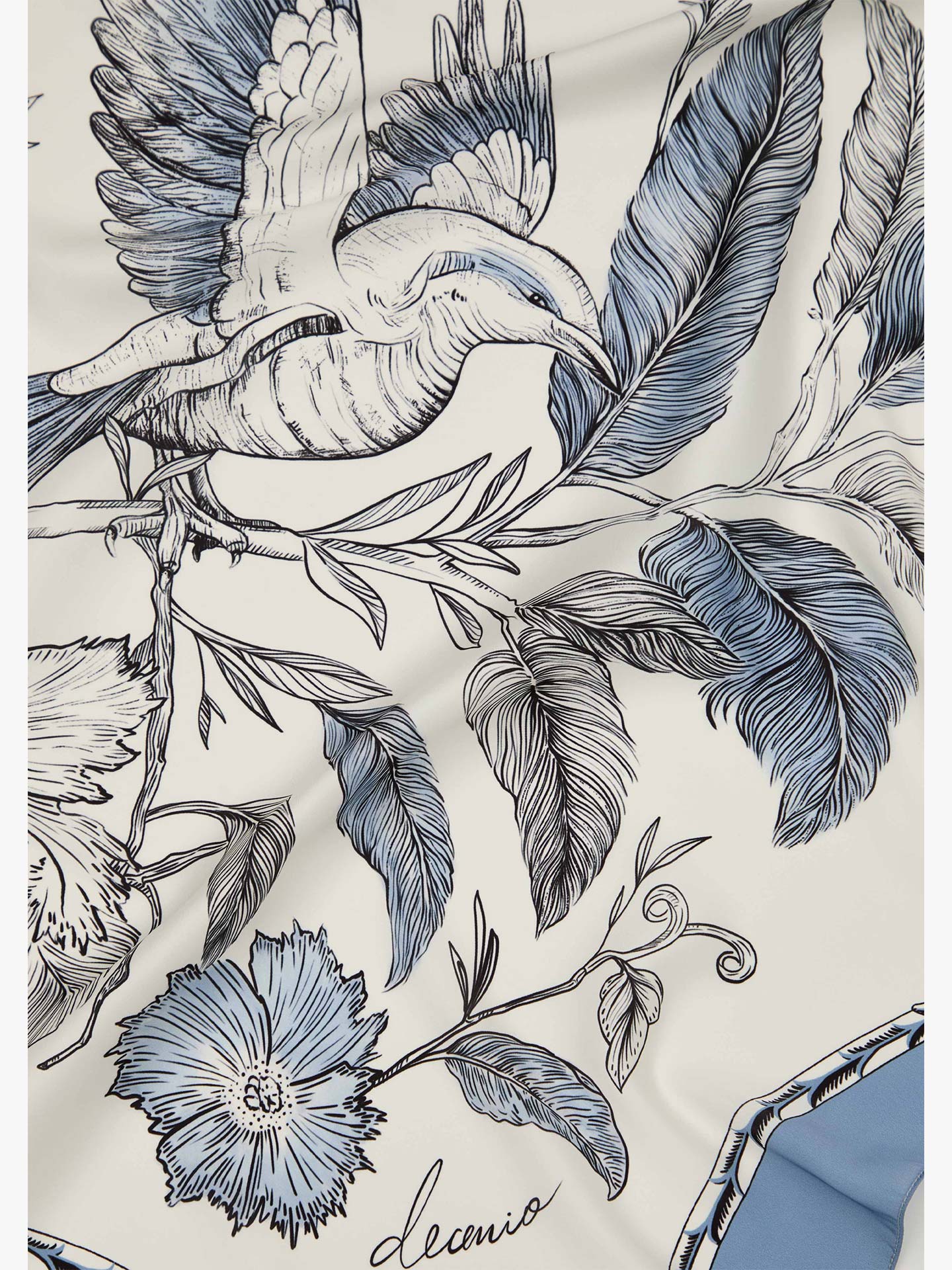 Lenço Quadrado Estampado