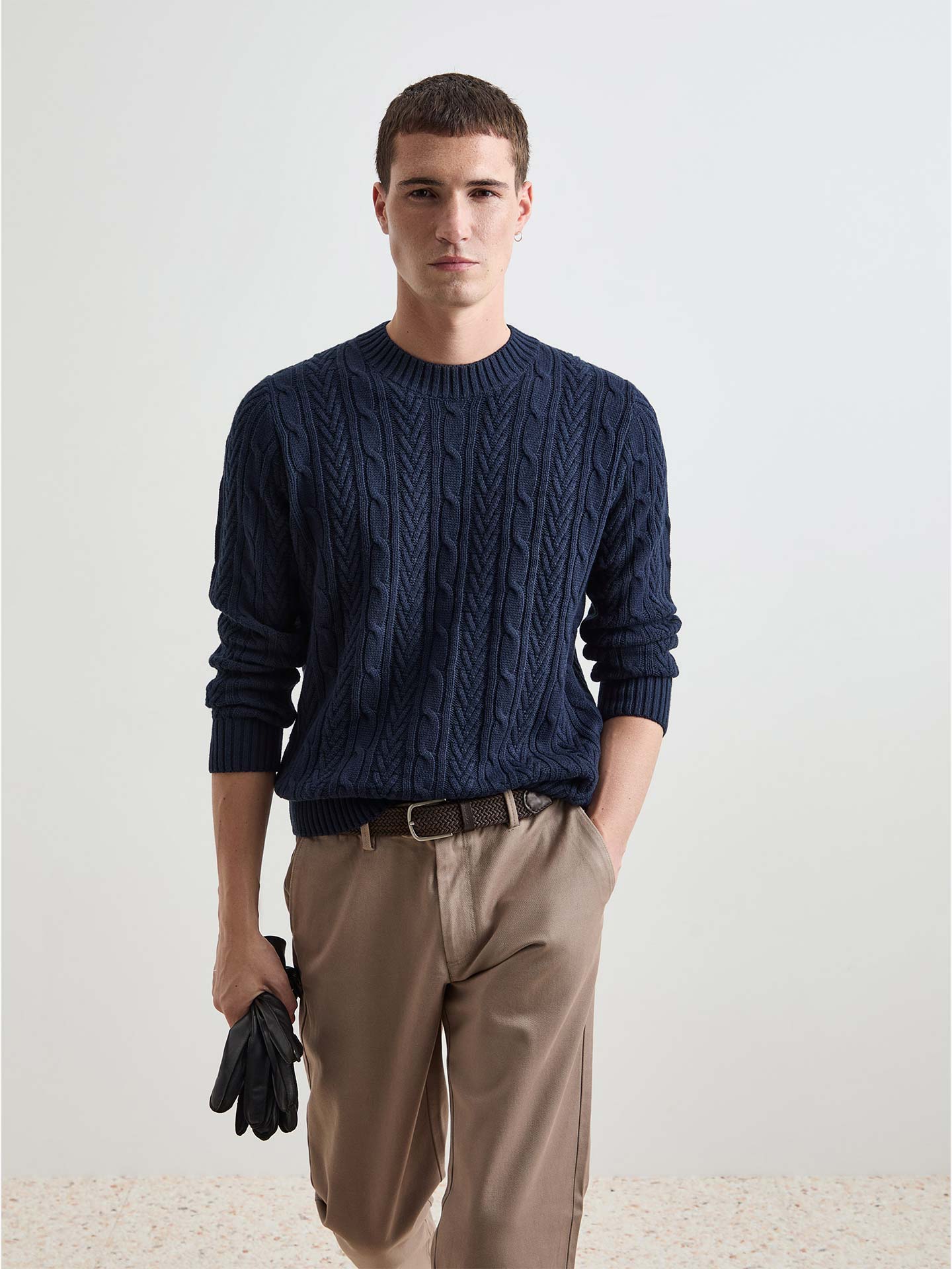 Camisola de Malha Tricotada