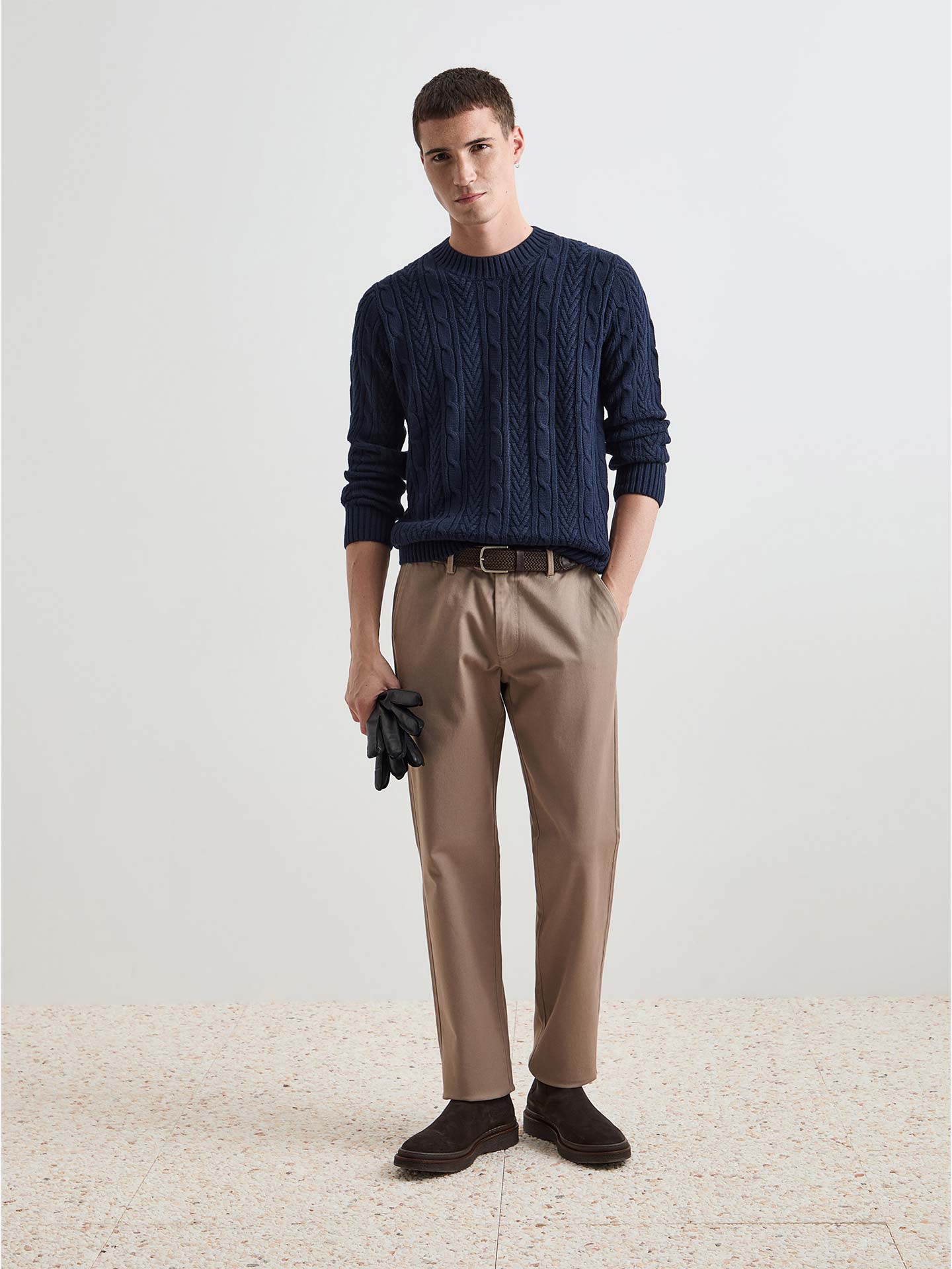 Camisola de Malha Tricotada