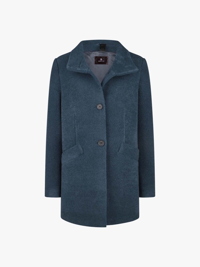 Casaco com Gola Larga