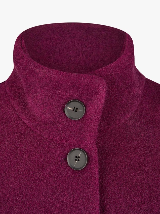 Casaco com Gola Larga