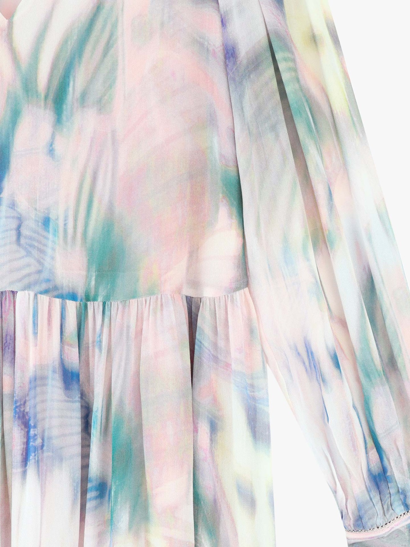 Vestido Midi com Mangas 3/4