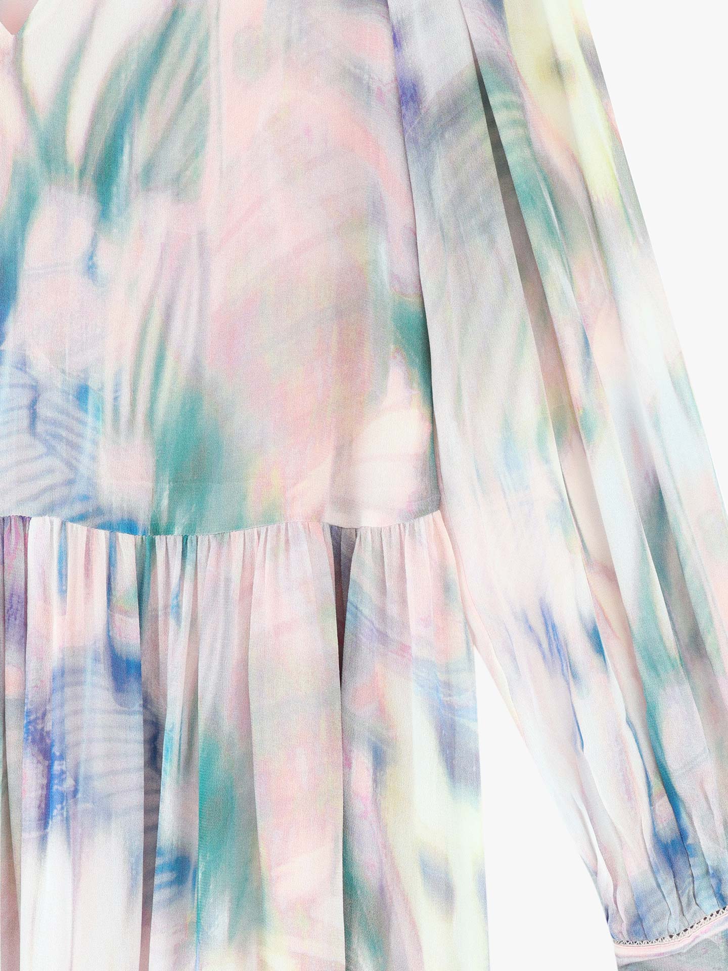 Vestido Midi com Mangas 3/4