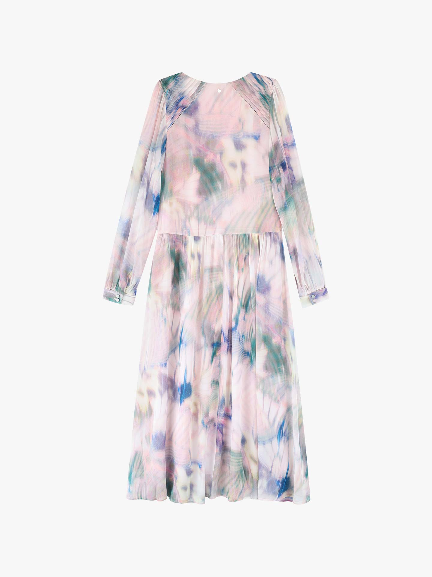 Vestido Midi com Mangas 3/4