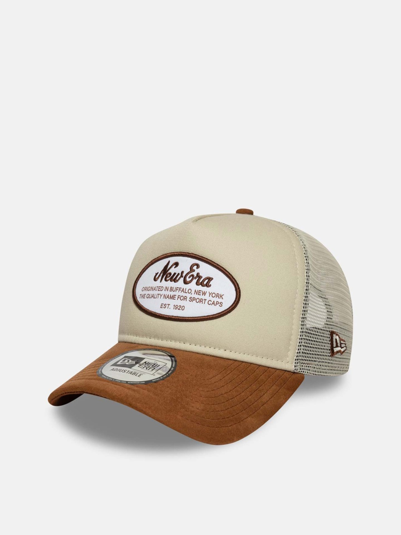Boné Oval Patch Suede 9FORTY E-Frame Trucker