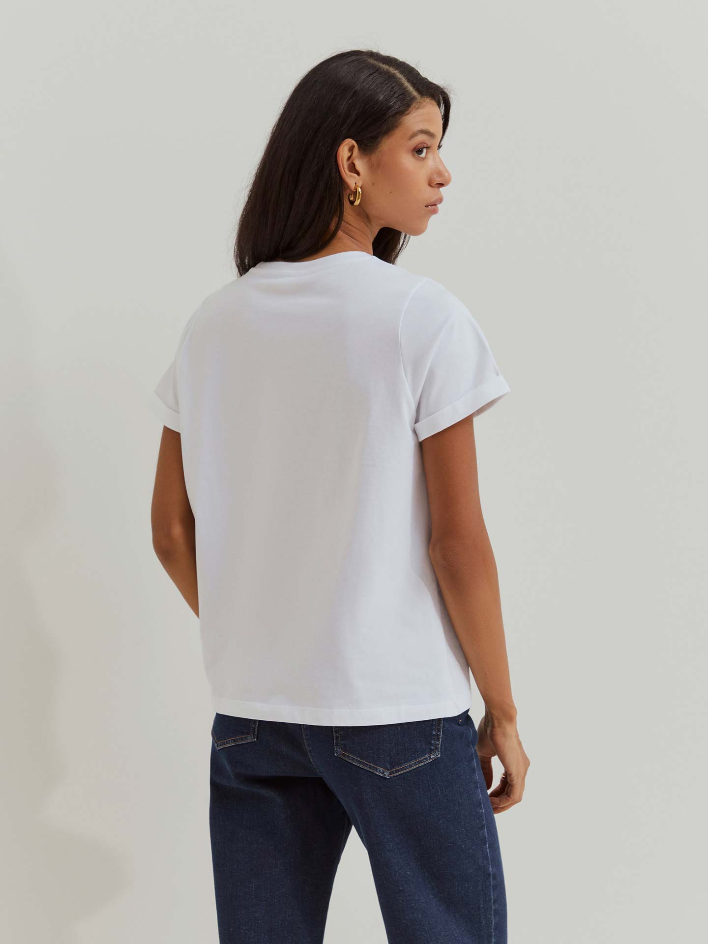 T-shirt com Lantejoulas