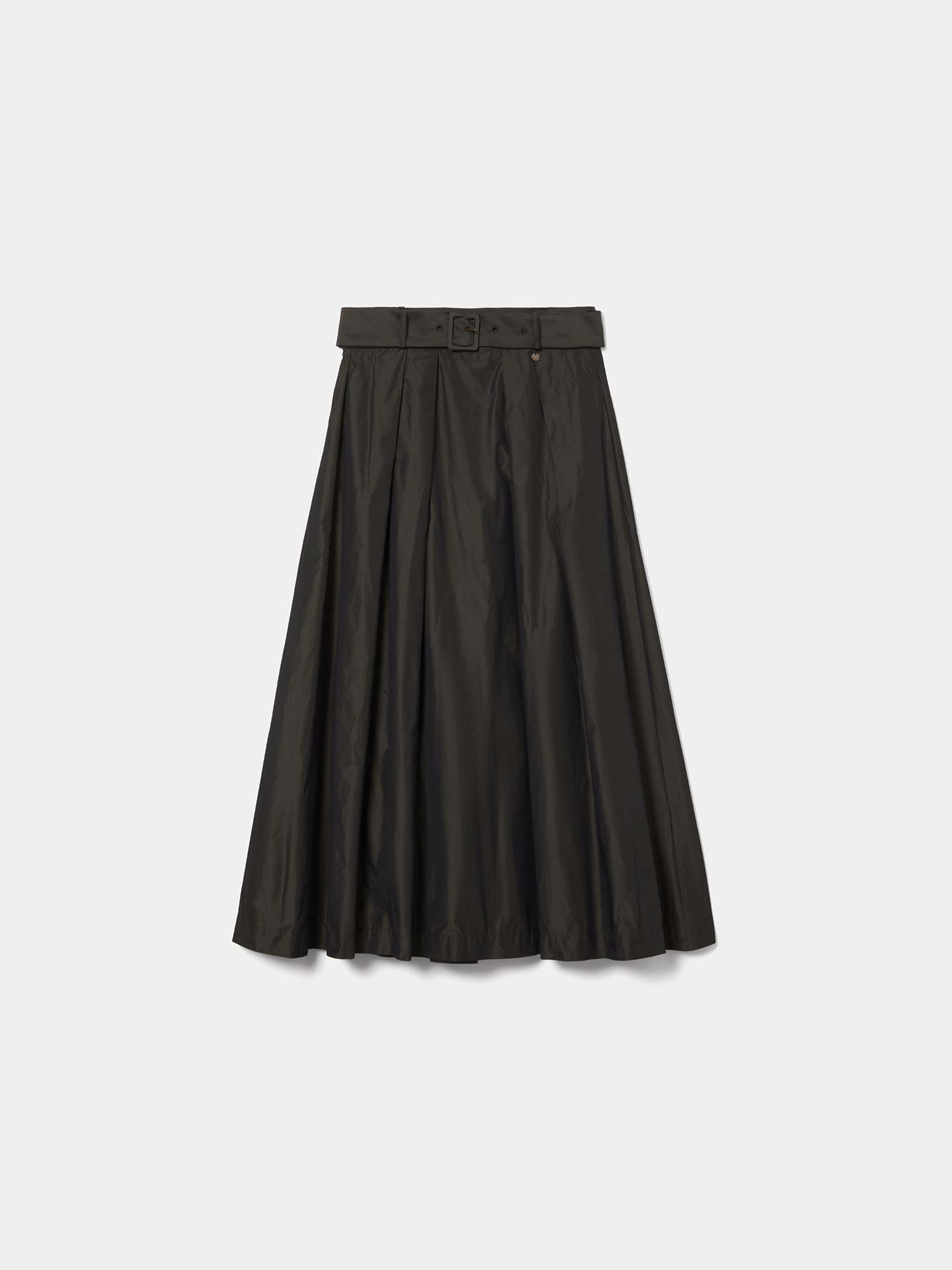 Saia Midi com Pregas