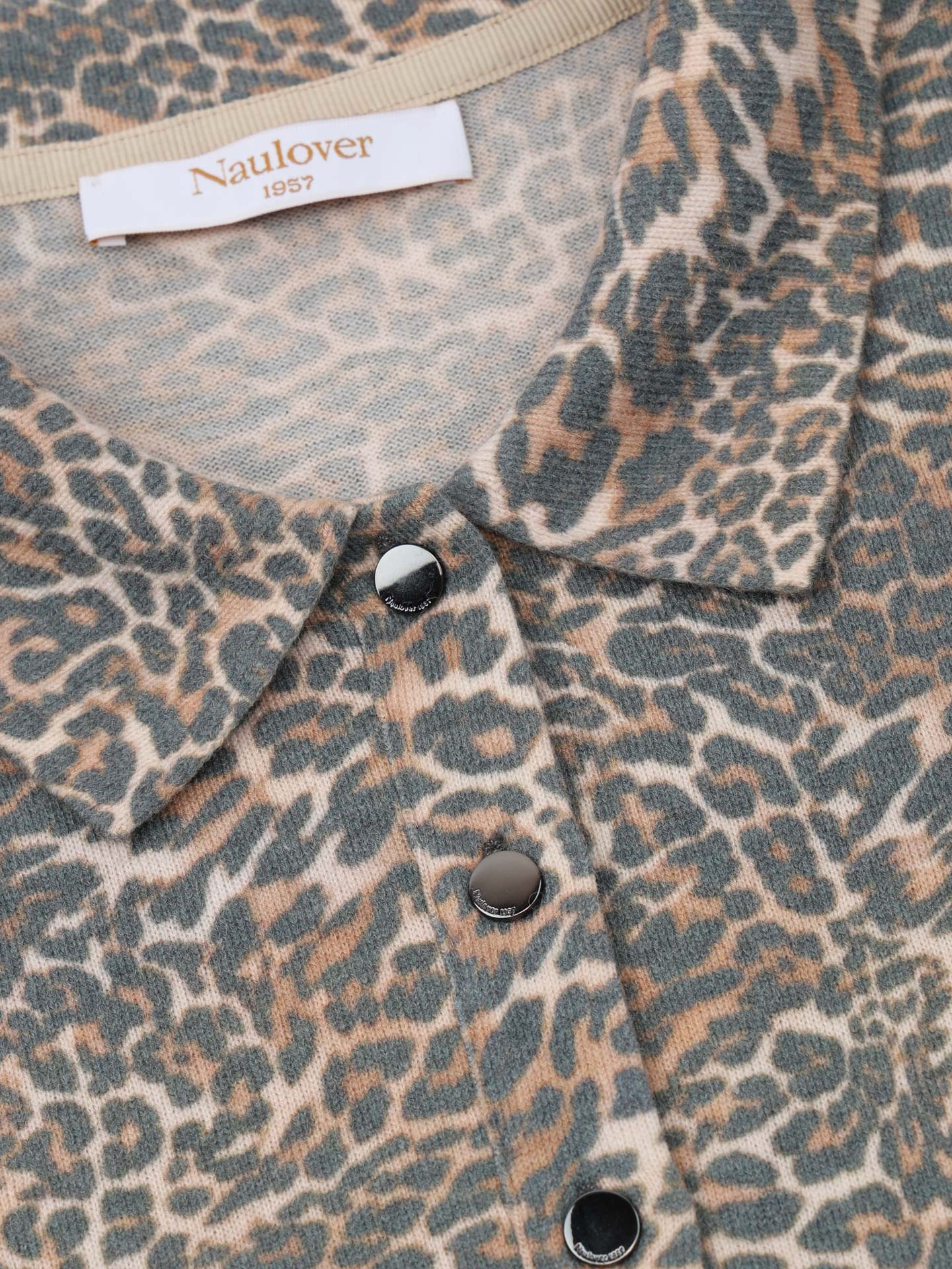 Polo de Malha com Estampado Animal Print